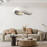 Lampadario per salotto moderno elegante bianco cemento - clowasit.com